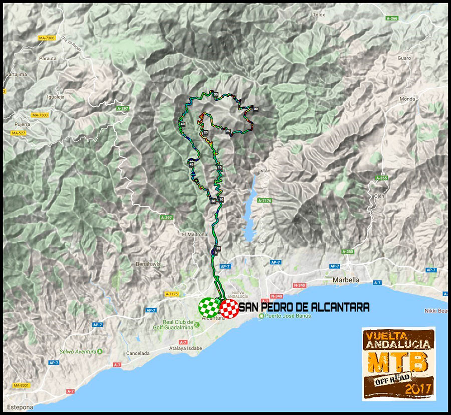 Vuelta Andalucía MTB 2017 etapas y recorrido de una carrera de puro MTB