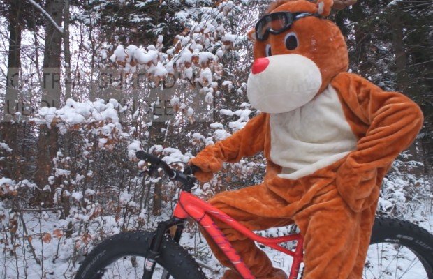 A Rudolph le han dado el día libre después de toda la noche tirando del trineo de Santa