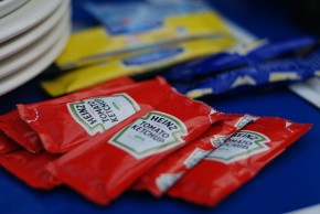 Ketchup sachets are being used as gels and Heinz is already advertising to encourage this