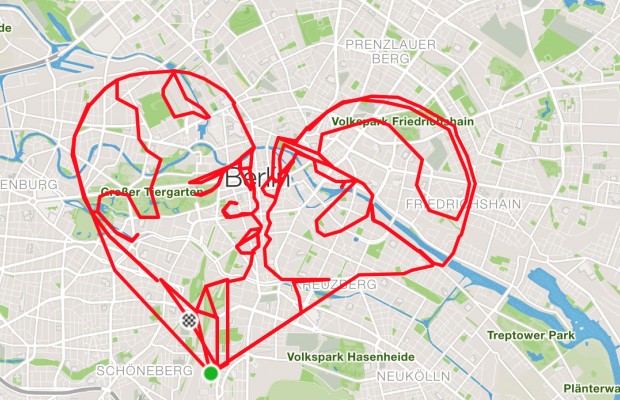 Strava celebra con esta obra de arte la caída del Muro de Berlín