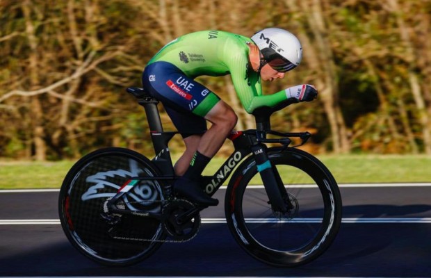 A la venta, por más de 30.000 €, la bicicleta de crono Pogacar