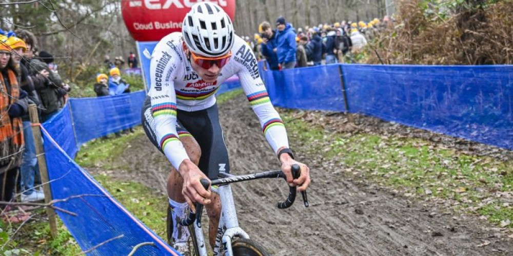 Recital de Van der Poel para ganar el X2O de Herentals, Pidcock pone la