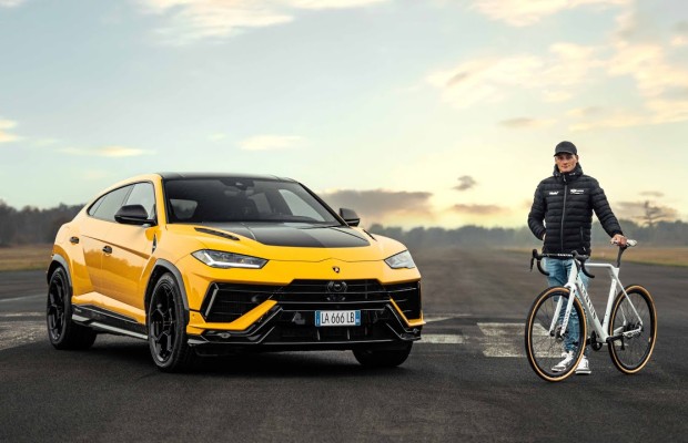 Van der Poel stars in the latest Lamborghini video