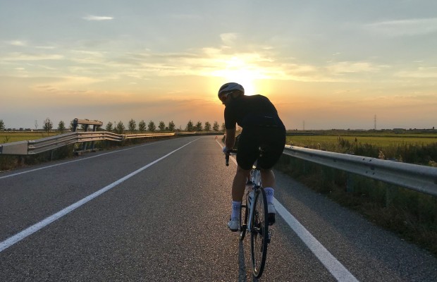 The cyclists who leave early have more confidence in themselves