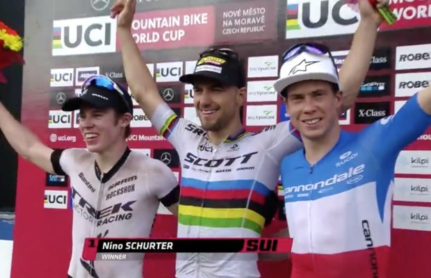 Nino Schurter y Anikka Langvad ganan la Copa del Mundo de Nove Mesto UCI XCO 2018