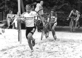 He invented the idea of jumping over the planks, which earned him a World Championship against Van der Poel