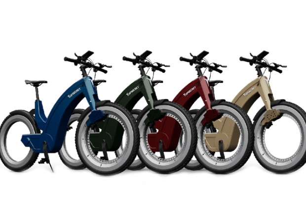 Topsecret, una increíble bici eléctrica sin radios ni bujes