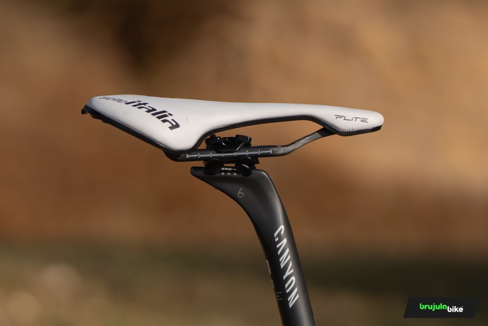 Tige De Selle Canyon SP0057 VCLS CF - 350 Mm, 27.2 Mm, 20 Mm Recul, Noir