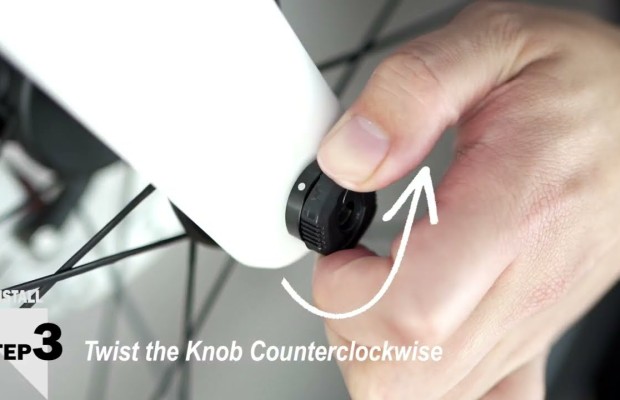 Cet axe traversant à libération rapide a tout pour devenir à la mode