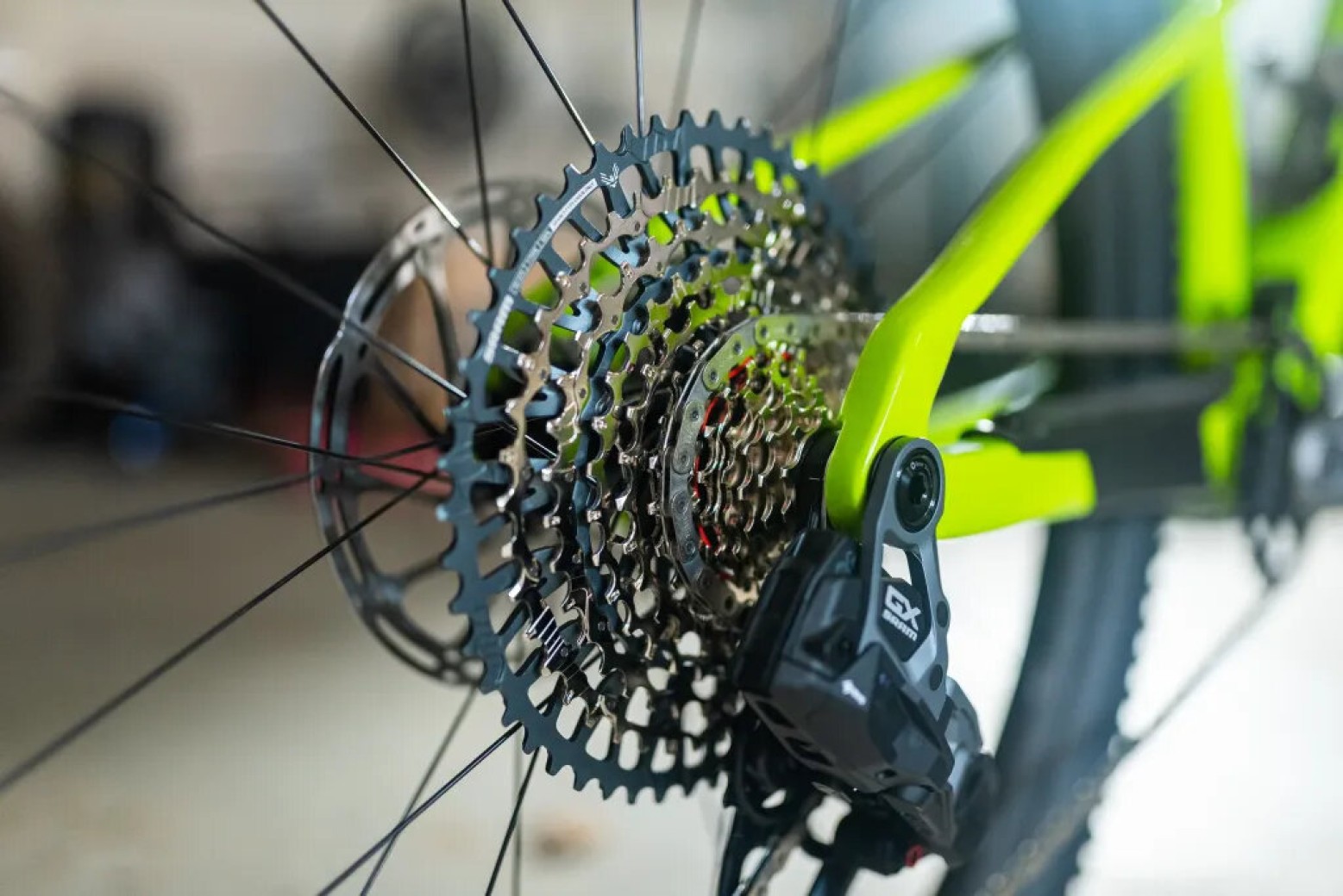 Now you can install the new SRAM direct mount derailleur on bikes ...