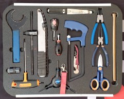 Jorge Soto, mecánico del BH Templo Cafés, nos enseña su caja de herramientas