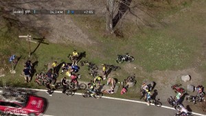 Cyclists do not want images of falls to be broadcast or shared