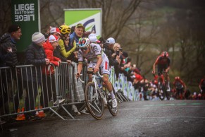 Van der Poel and Pogacar face to face at Liège-Bastogne-Liège 2024