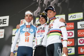 Van der Poel surrenders to Pogacar: