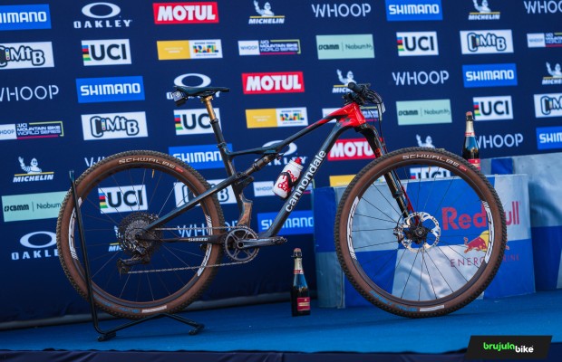 Andreassen's Cannondale Scalpel 2024, with which he won the Araxá 2024 XCO World Cup, in detail