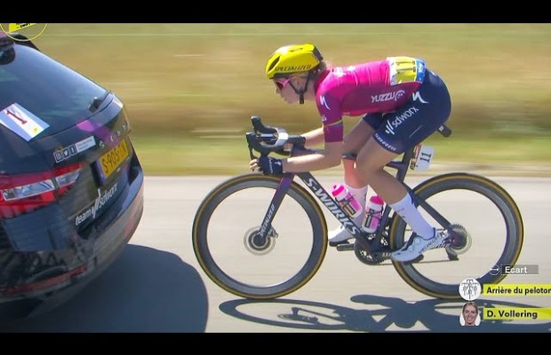 What sanctions and fines can be imposed on cyclists during a race?