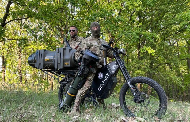 The electric bikes of the Ukrainian army