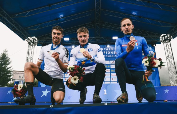 Simon Andreassen y Pauline Ferrand-Prevot ganan el Campeonato Europeo de XCC 2024