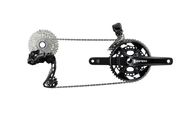 Novo grupo eletrônico Shimano para gravel: GRX DI2 2x12