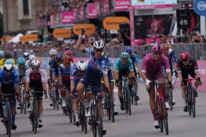 Tim Merlier wins the crazy sprint that concluded stage 18 of the Giro d'Italia 2024