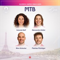 A Suíça apresenta sua poderosa seleção de MTB para os Jogos Olímpicos de Paris