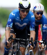 Movistar debuts a new Canyon Aeroad at Dauphiné