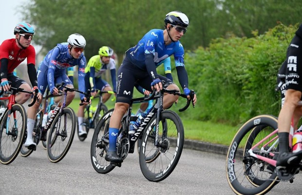 Movistar debuts a new Canyon Aeroad at Dauphiné