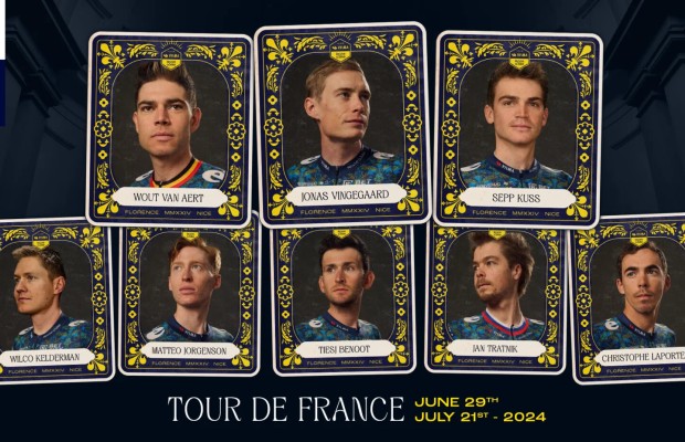 It's official: Vingegaard and Van Aert confirmed for the Tour