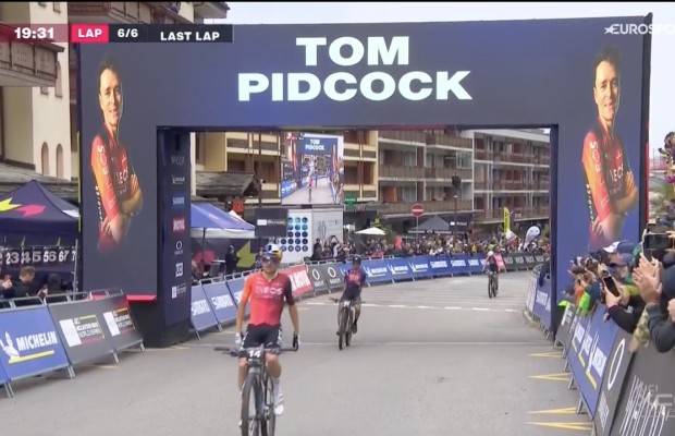 From last to first, Pidcock signs another epic comeback to win the Short Track in Crans Montana