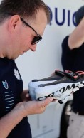 Unreleased S-Works cycling shoes worn by Evenepoel have been leaked