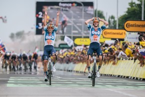Romain Bardet first leader of the Tour de France 2024 in an agonizing finish