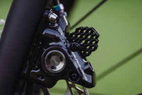 Pogacar's Colnago V4Rs is now dressed in yellow