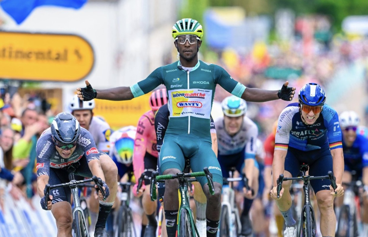 Biniam Girmay takes his second victory in the Tour de France 2024