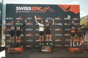 Stage 3 of the Swiss Epic: Trek Pirelli makes life difficult for Scott SRAM, but Schurter and Forster win again
