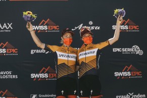 Stage 3 of the Swiss Epic: Trek Pirelli makes life difficult for Scott SRAM, but Schurter and Forster win again