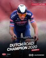 Van der Poel se proclama campeón de Países Bajos en carretera