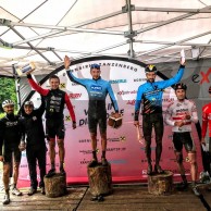 El barro derribó a todos en Austria, Koretzky fue el más rápido