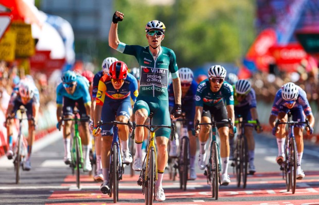 Un Wout van Aert cada día más en forma se apunta la 7ª etapa de La Vuelta 2024