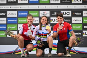 Jerome Gilloux and Sofia Wiedenroth win the E-MTB World Championship 2024