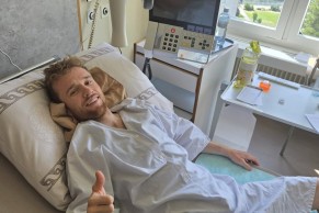Mathias Fluckiger has been operated on for appendicitis just before the World Championships