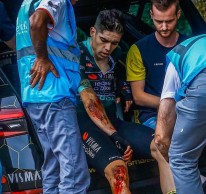 Van Aert termine une saison avec beaucoup de malchance