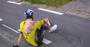 Van Aert termine une saison avec beaucoup de malchance