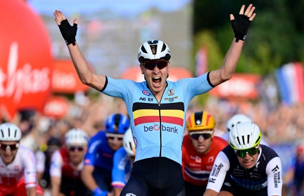 The Belgian Tim Merlier wins the European Road Championship