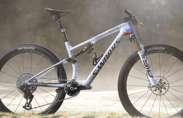 Le S-Works Epic 8 de Koretzky devient arc-en-ciel ce samedi