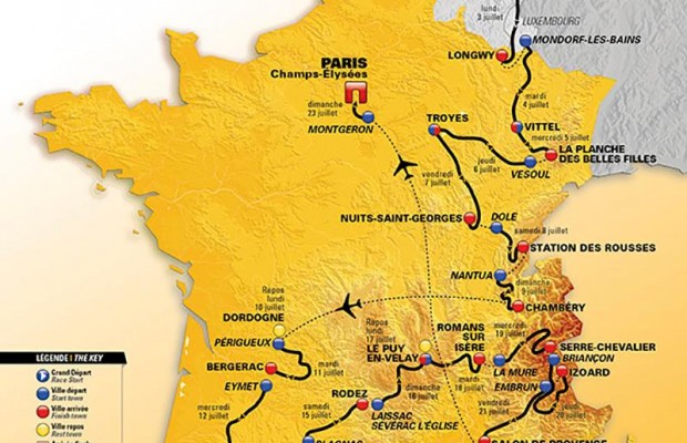 Tour de Francia 2018, etapas y recorrido