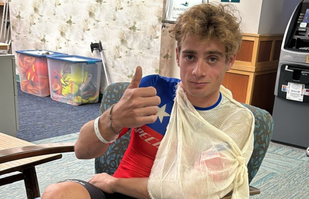 Martin Vidaurre não tem nada quebrado e espera estar na Copa do Mundo de Mont-Sainte-Anne