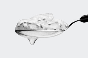 Michael Woods was eating bicarbonate when they recorded him with a Tupperware