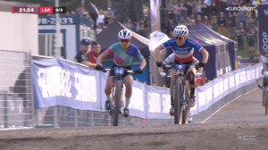 Sina Frei wins the Short Track of the Mont-Sainte-Anne World Cup