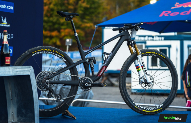 The Trek Top Fuel wins again in the World Cup, this time in a Short Track race