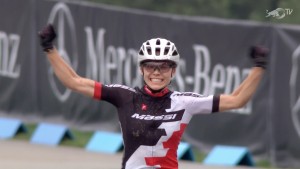 Loana Lecomte wins Nove Mesto's first World Cup at 21 years old